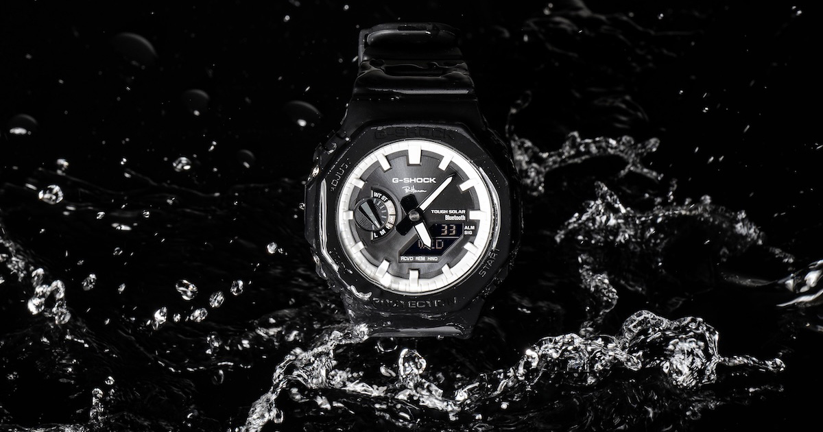 G-SHOCK デジタル腕時計 シルバー　ロンハーマンG-SHOCK G-SHOCK×ロンハーマン！ シンプルを極めた別注ウォッチをチェック