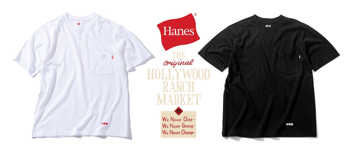 「ヘインズ」がハリウッド ランチ マーケットとコラボ　ヘビーウエイトの2パックTシャツを発売