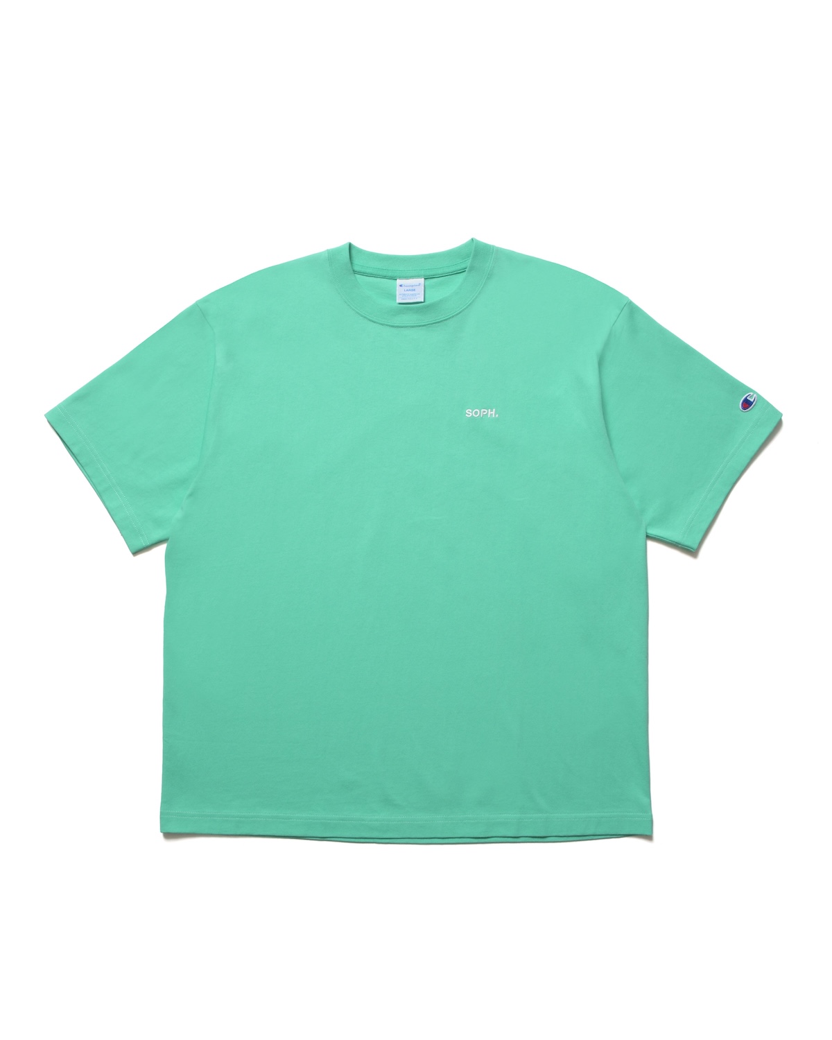 ソフ」が「チャンピオン」に別注したスエットとTシャツを発売 爽やかな