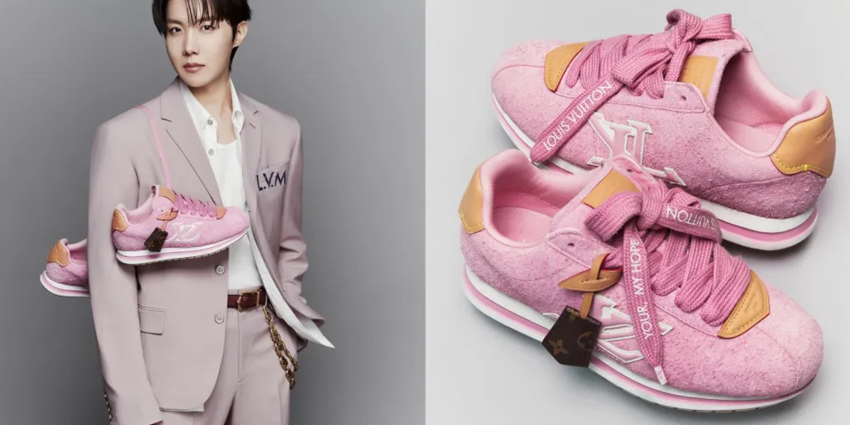 ルイ・ヴィトン」がBTSのJ-ホープとのコラボスニーカー“LV バター