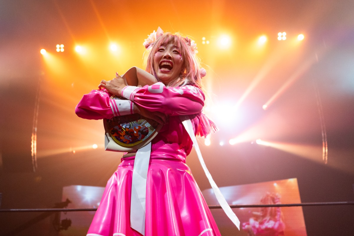 女子プロレス「スケバン」がNYで世界王座戦を開催　「ナイキ」とのコラボ衣装も披露