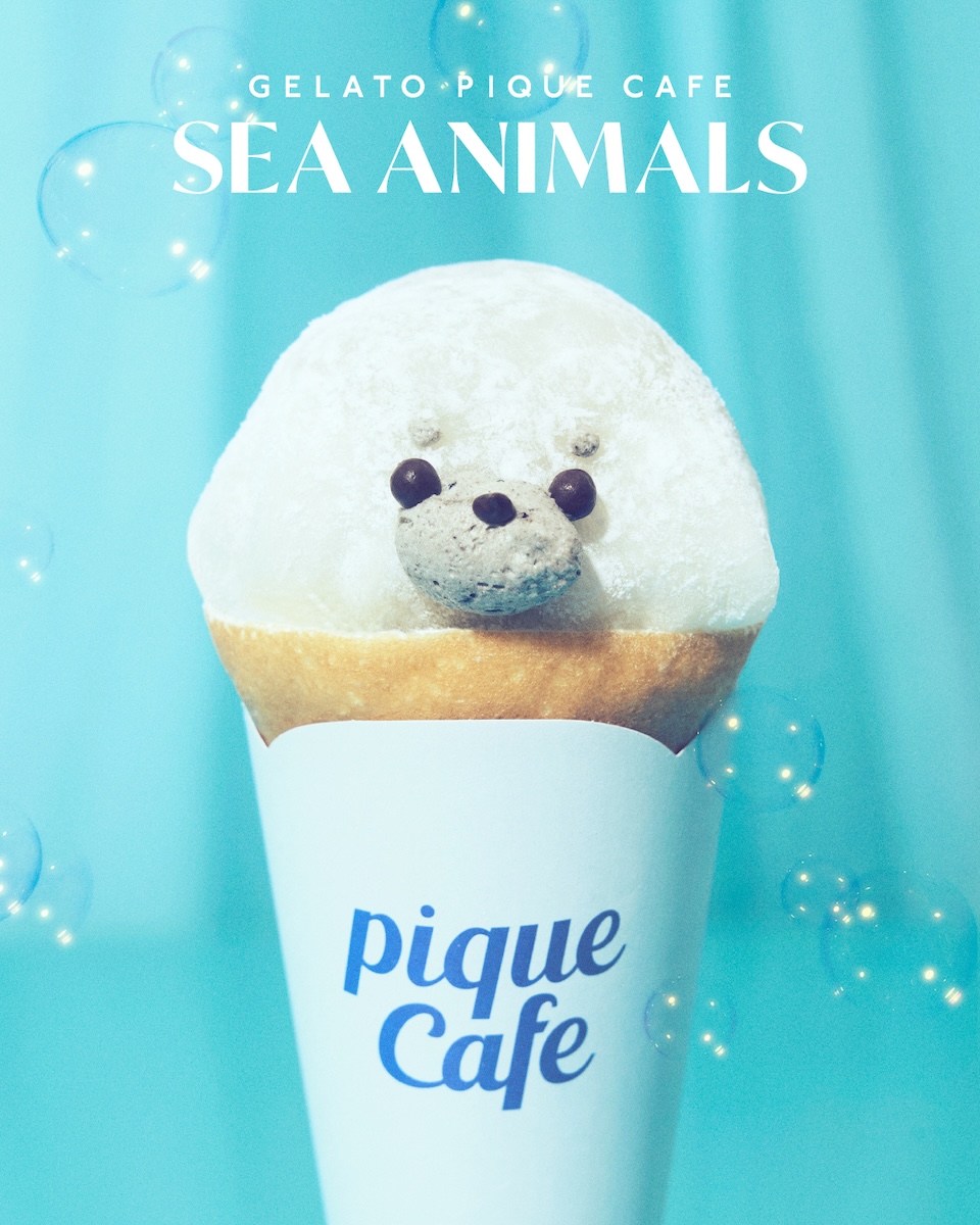 ジェラート ピケ カフェに海の生き物モチーフのクレープが限定登場