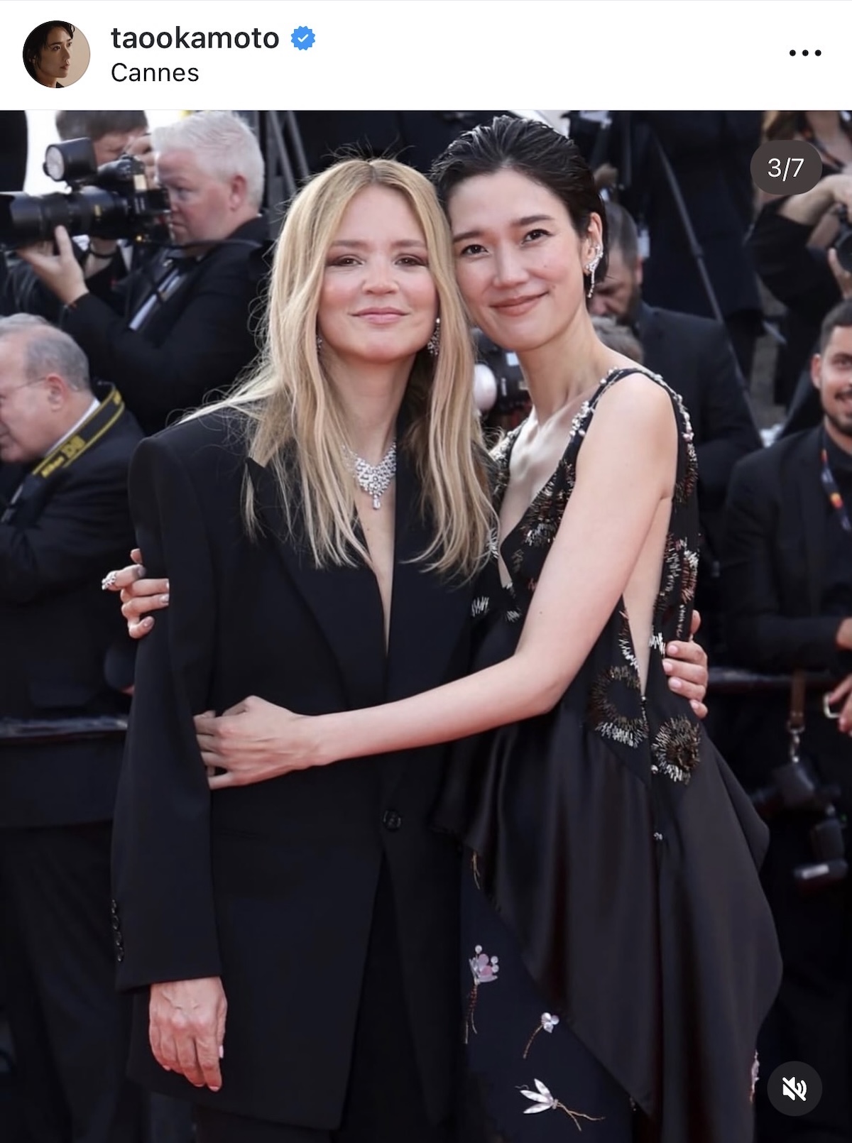 トップモデルのTAOこと岡本多緒がカンヌ女優賞　日本人初の快挙を「シャネル」デザイナーらが祝福