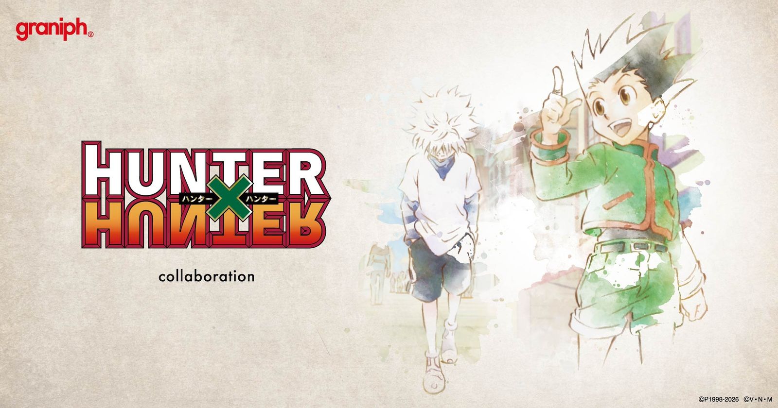 「グラニフ」がTVアニメ「ハンター×ハンター」とコラボアイテム発売　ゴン、キルア、ヒソカ、幻影旅団など全20型