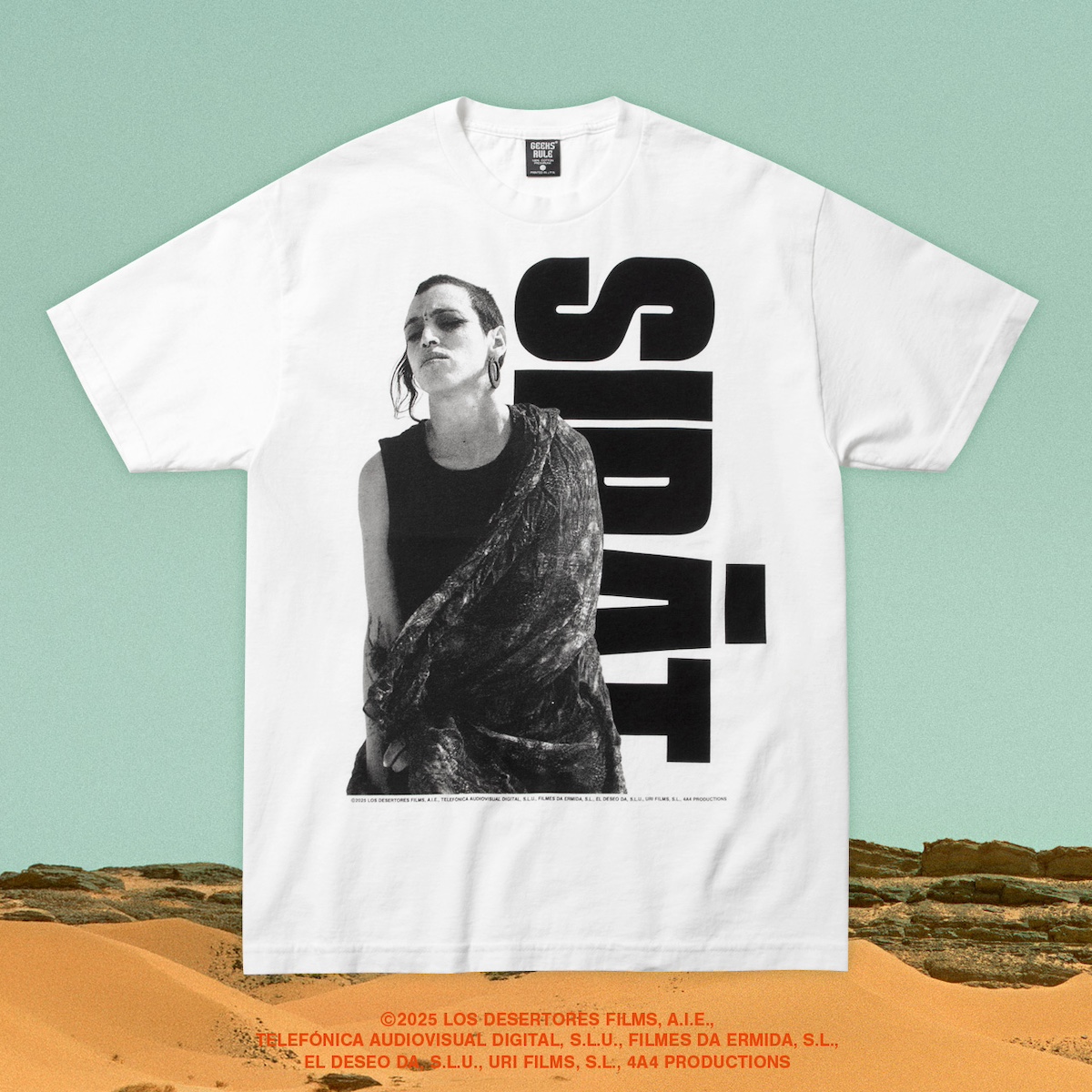 ギークス ルール」が注目の映画「シラート」とコラボしたTシャツ2型を