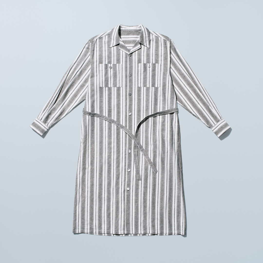 “綿麻 シャツコート”(3990円)