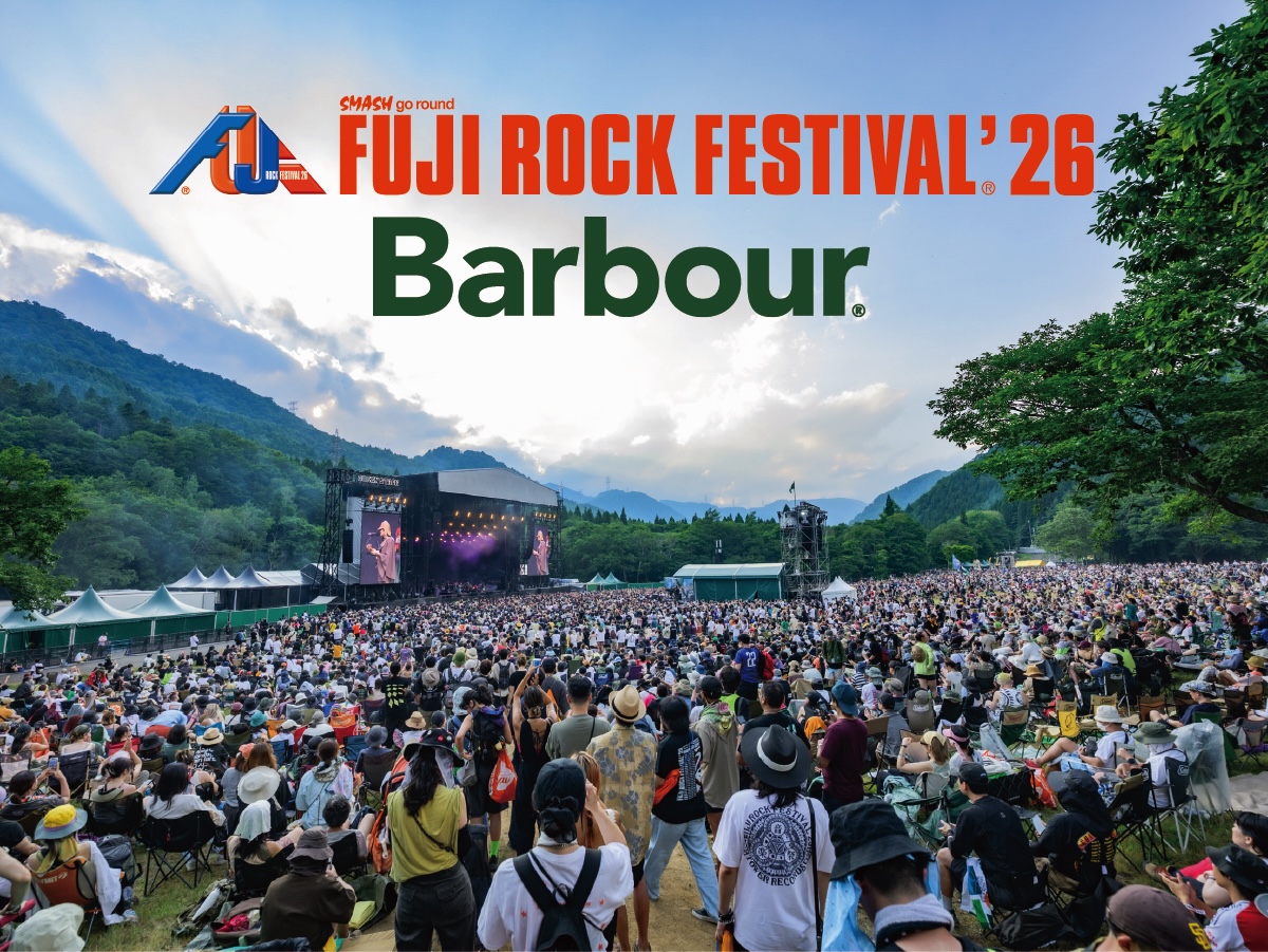 「バブアー」が「フジロック2026」に初出展　記念限定Tシャツやサコッシュバッグを発売