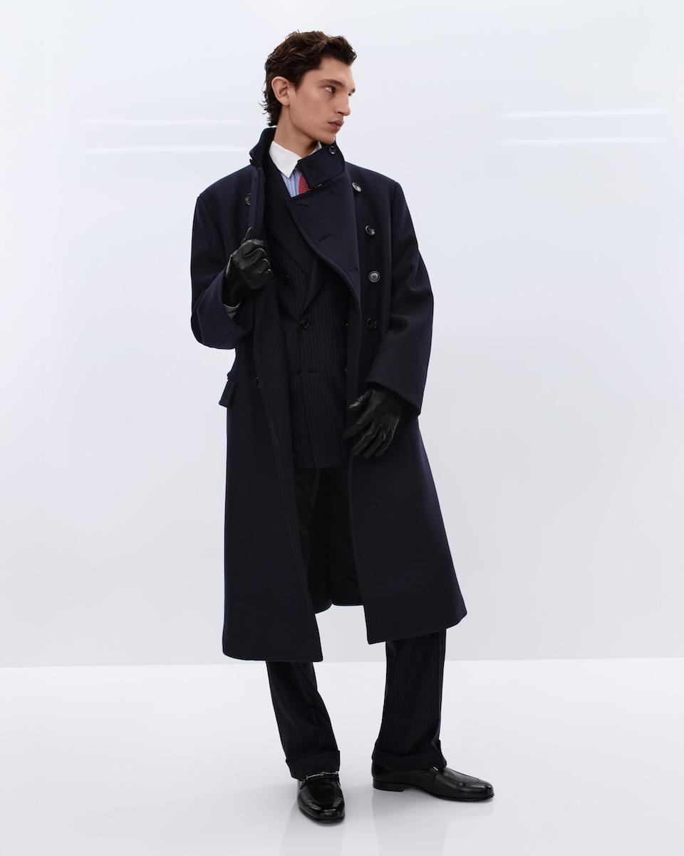 トムフォード TOM FORD トレンチコート ベルト ブラック 黒 48 ルック】「トム フォード」2026年フォール・メンズ・コレクション