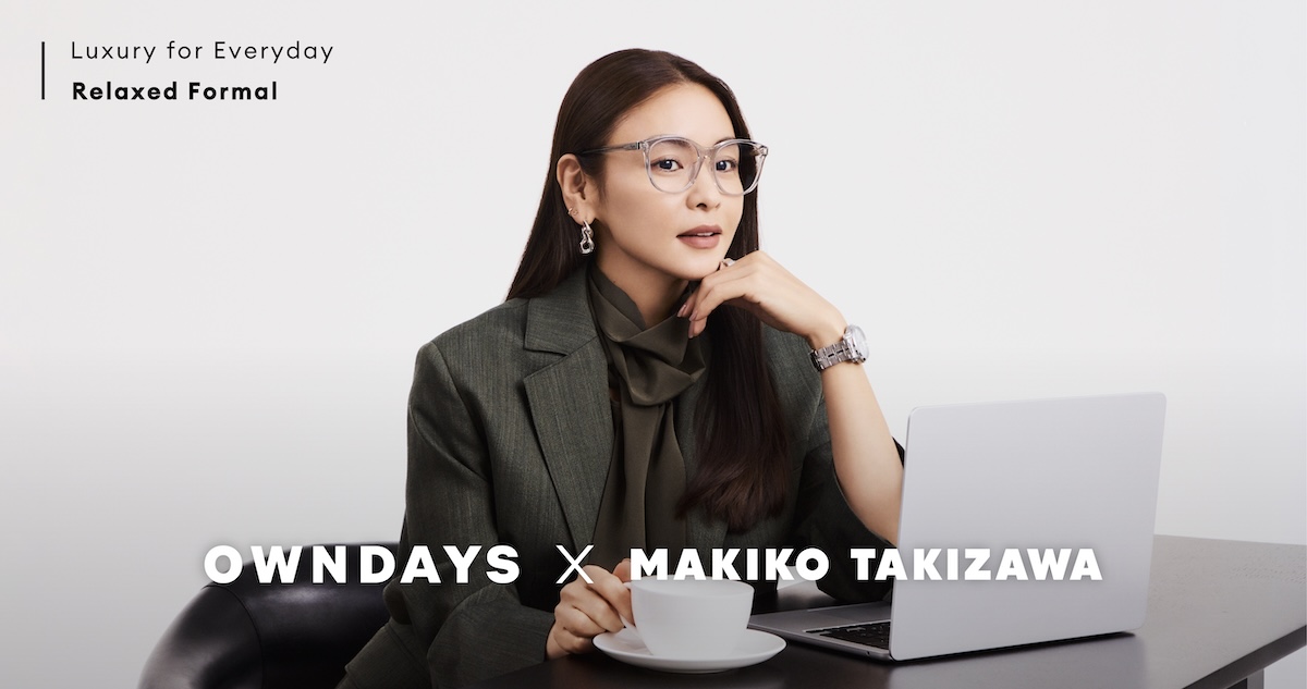オンデーズ」がモデルの滝沢眞規子と初コラボ 日常の中に静かな
