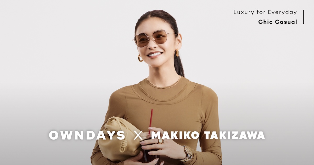 オンデーズ」がモデルの滝沢眞規子と初コラボ 日常の中に静かな