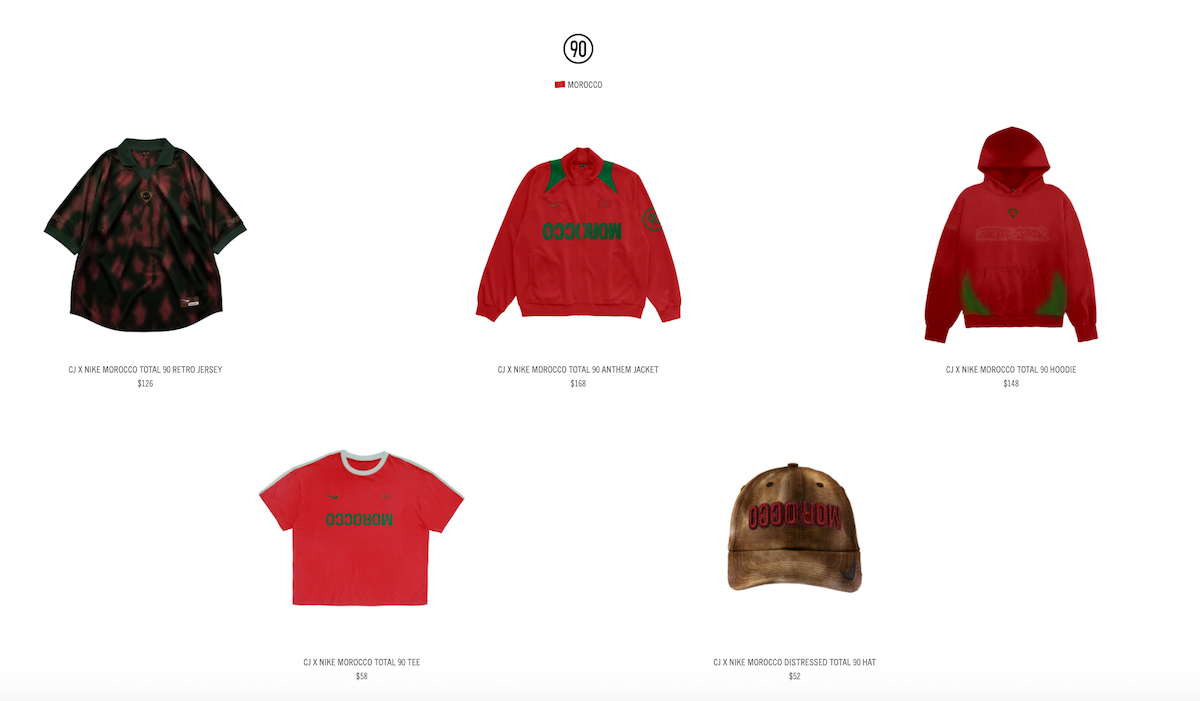 モロッコをフィーチャーしたアイテム5型 画像は公式サイトから