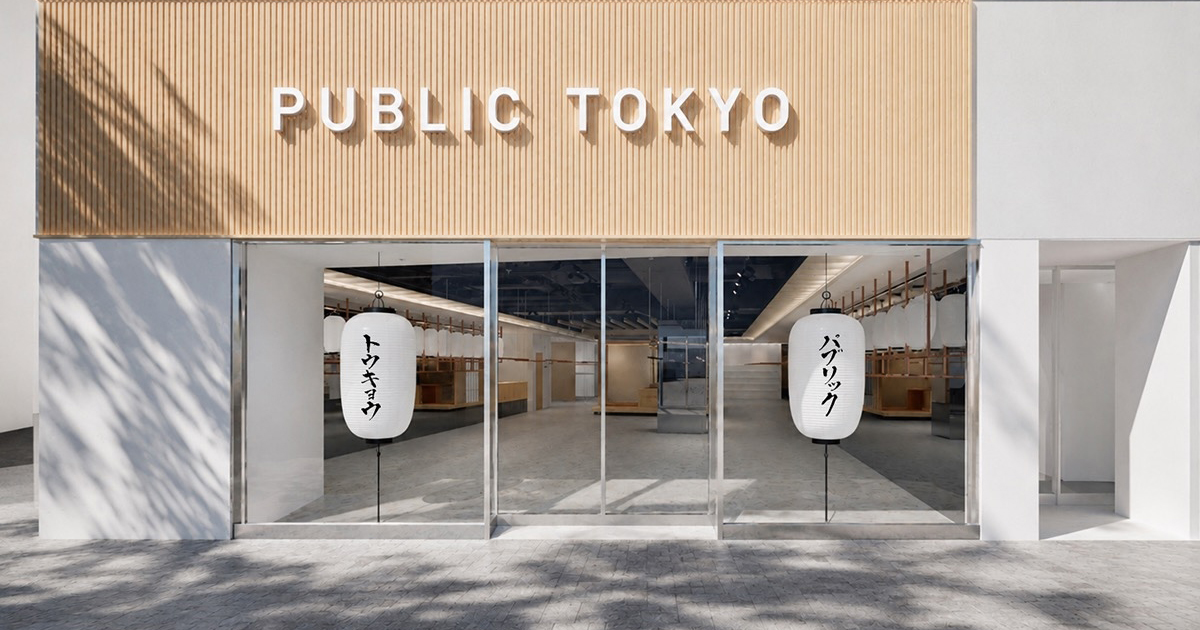 パブリックトウキョウ PUBLIC TOKYO アンサンブル TOKYO BASEの「パブリック トウキョウ」が神宮前に旗艦店をオープン