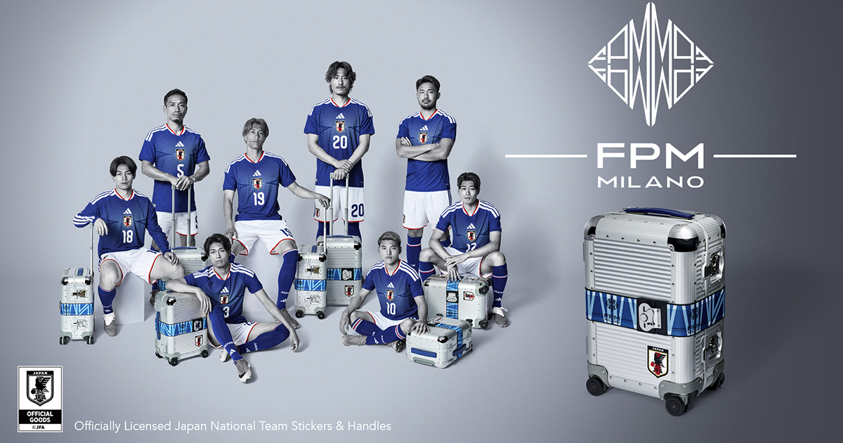 FPM ミラノ」がサッカー日本代表“サムライブルー”を起用した新