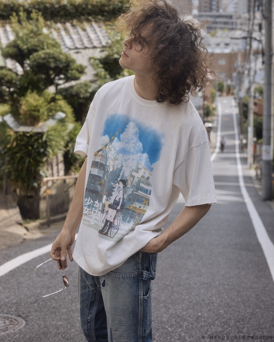 「セント マイケル」×「時をかける少女」×「ギークス ルール」 トリプルコラボTシャツ