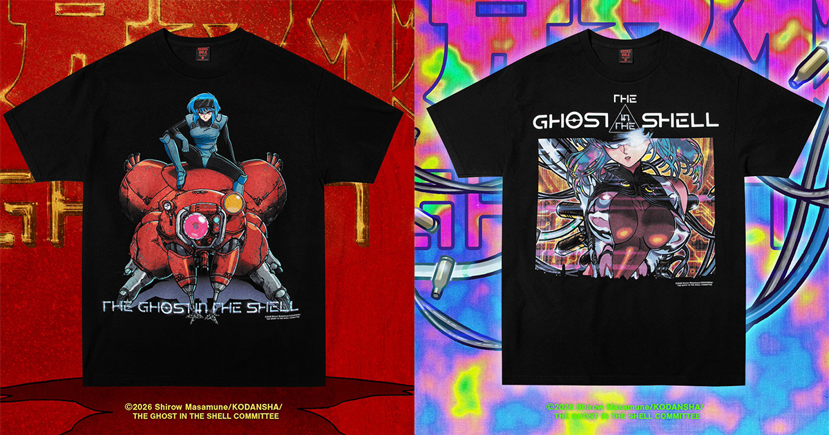 「ギークス ルール」×最新アニメシリーズ「攻殻機動隊 THE GHOST IN THE SHELL」Tシャツ2型