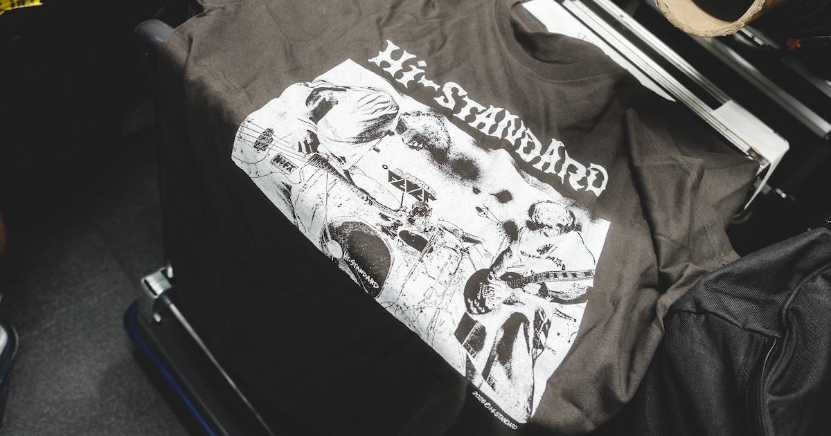 フラグスタフ」がデザインしたハイスタのオフィシャルTシャツ 「フジ