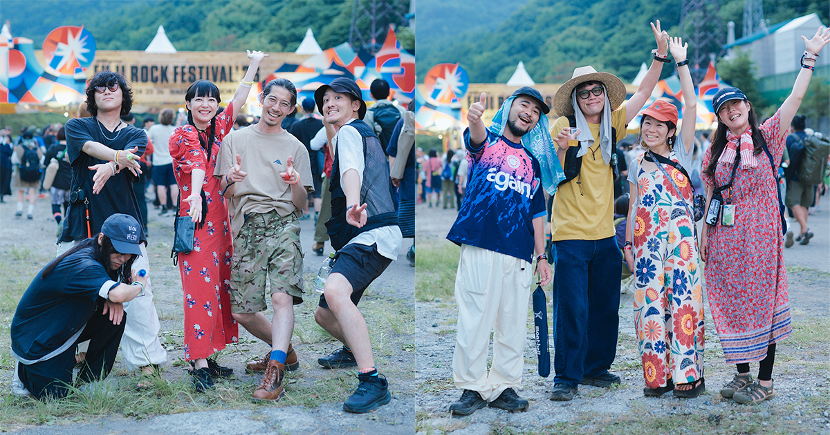 「フジロック 2026」の「前夜祭」スナップ