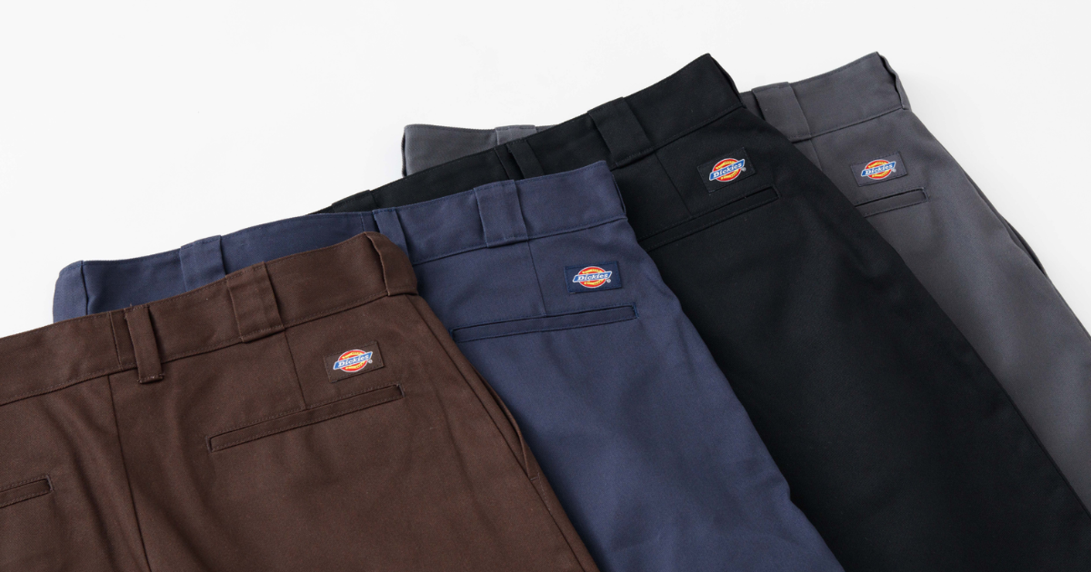 ロンハーマン×ディッキーズ/ワークパンツSIZE 34ややワイドシルエット/新品 ディッキーズ」×「ロンハーマン」別注パンツに新色ブラウン ワイド