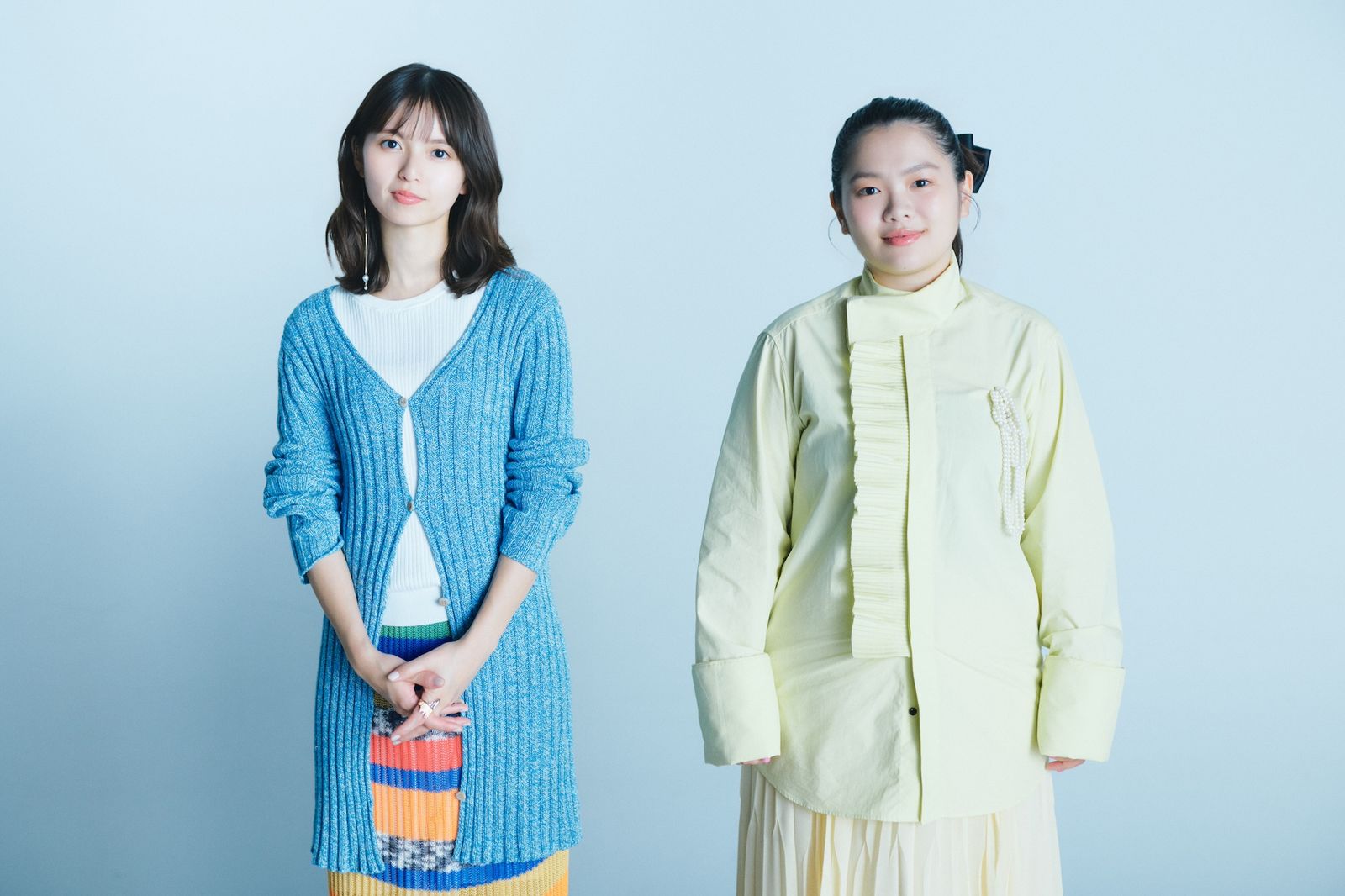 齋藤飛鳥(左)と富田望生