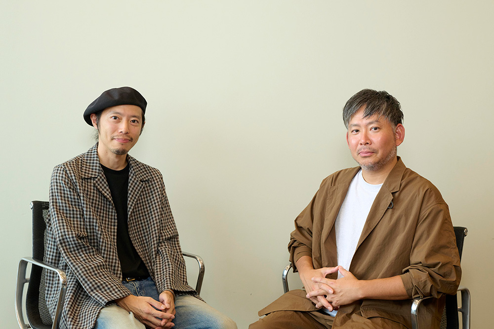(左)石切山哲也/ビームス人事室人事部部長<br />
(右)今井敬也/ビームス経営企画本部サステナビリティ推進部部長
