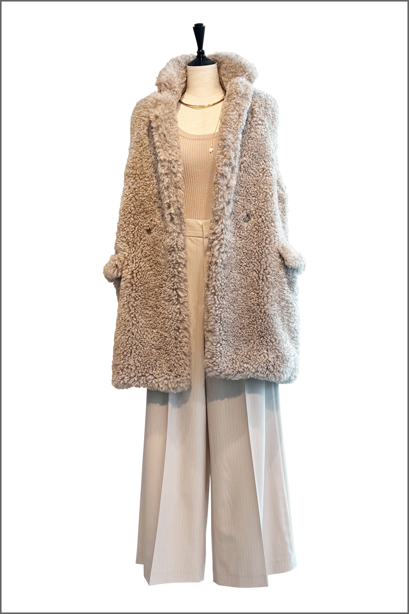 百貨店購入 カデュネ CADUNE ボアジレ S 【公式通販】