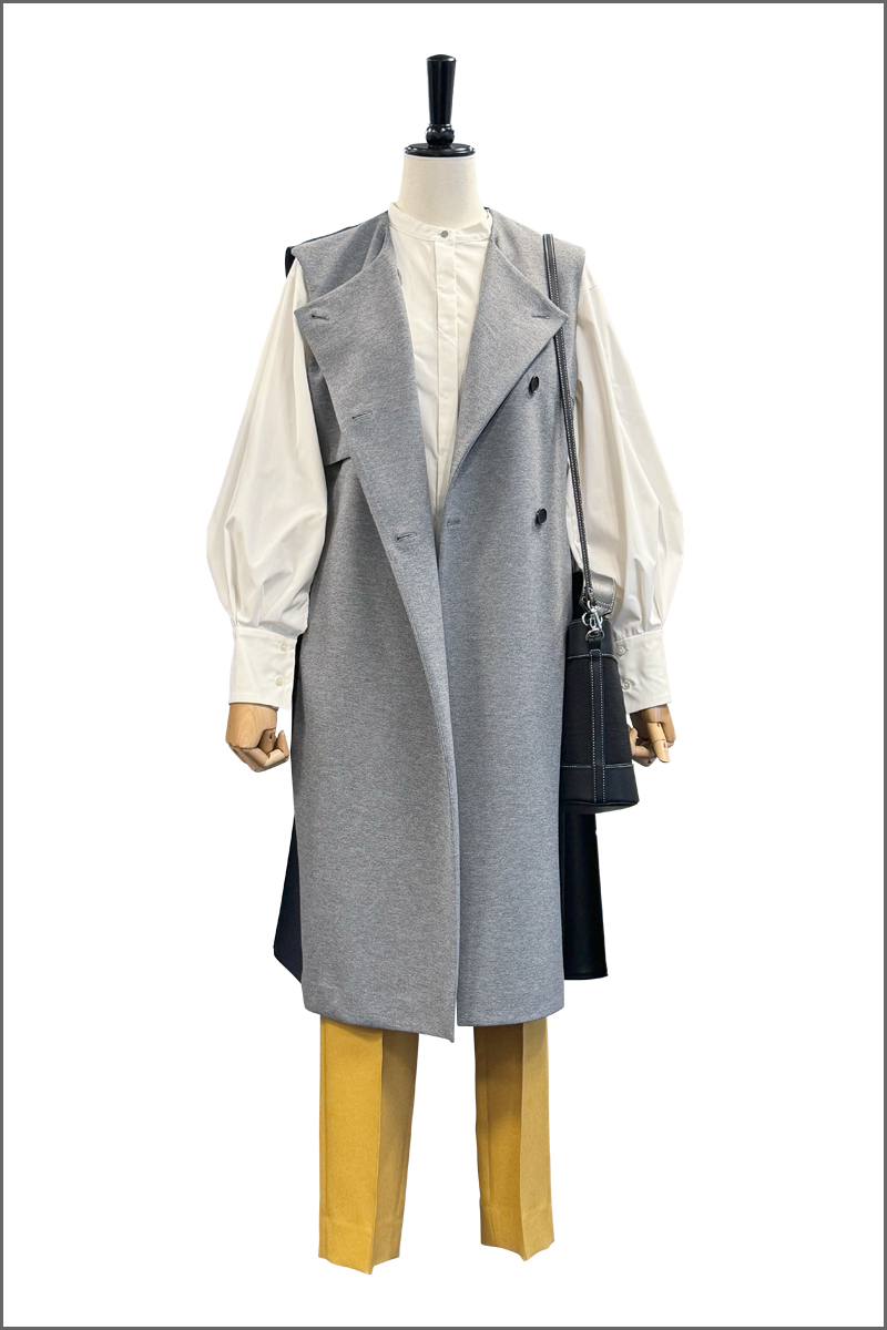 UNITED ARROWS フォックスカシミヤ ポケットカーディガン グレー